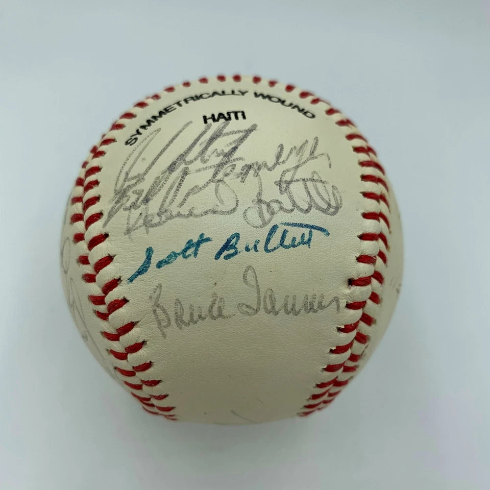 Extraordinary 1991 Chipper Jones Pre Rookie All Star Team Signed Baseball PSA - Image 3 of 4