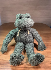 Gund Fuzzy Frog Plush Soft Toy Green 14" Stuffed Animal