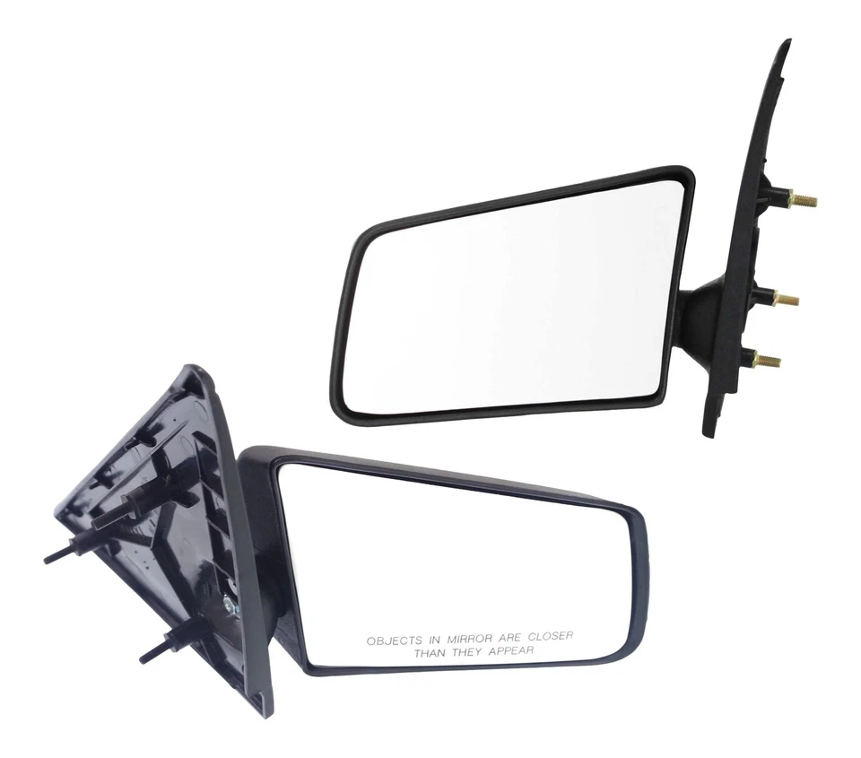 JUEGO DE PARES DE ESPEJOS RETROVISORES MANUALES PEQUEÑOS 3X5 PARA CAMIONETA 94-05 S10 BLAZER SONOMA Foto 4 de 4