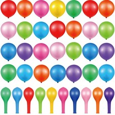 1000 Pcs Balloons Assorted Colors 12 Rainbow Latex Balloons for party Baby Sh...