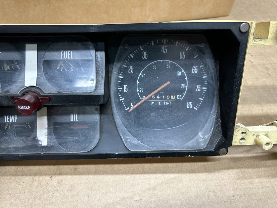 75-80 Dodge D-100 Truck Instrument Cluster gauge - D Series W100 D150 D200 D300 - Image 4 of 4