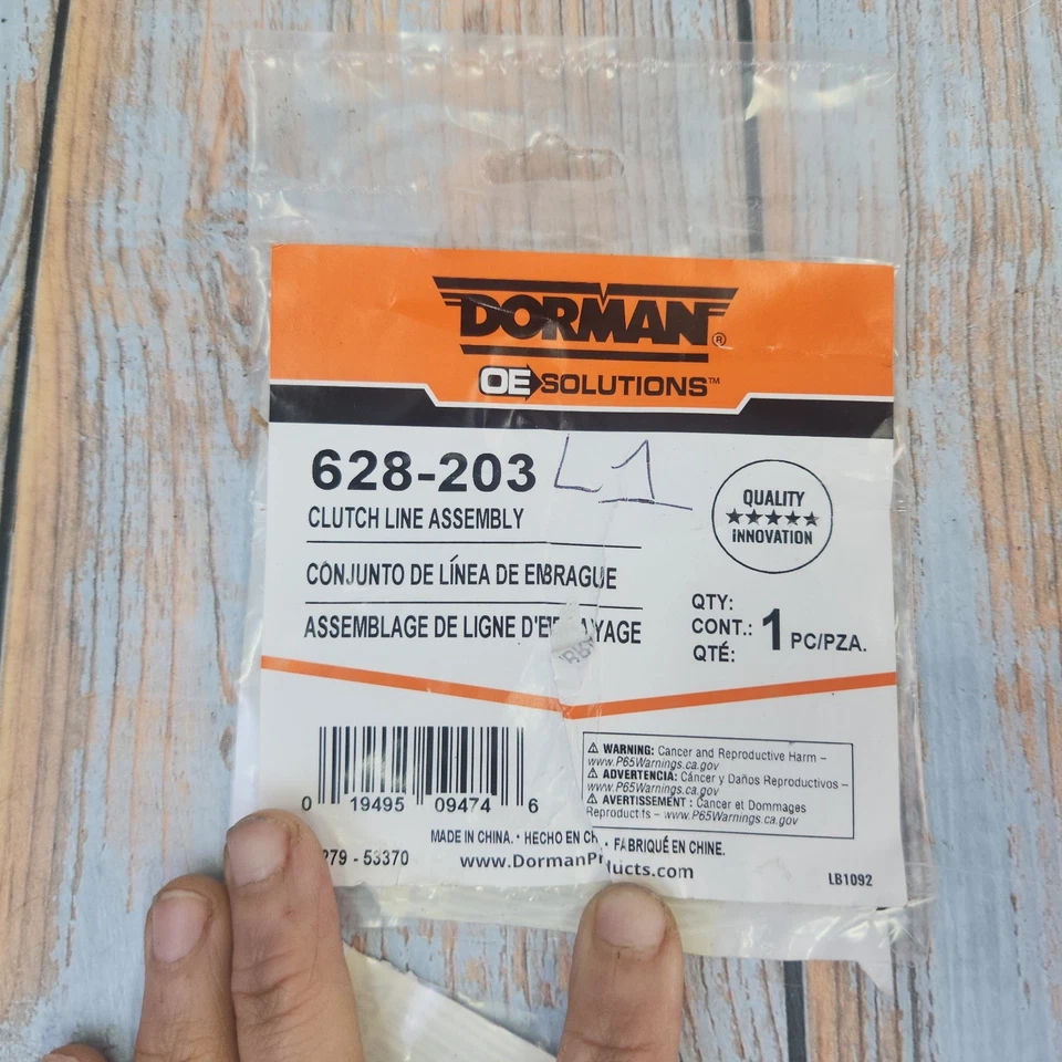 Dorman 628203 For 1988-1991 Ford Bronco F150 F250 F350 Clutch Hydraulic Line NOS - Image 4 of 4