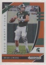 2020 Panini Prizm Draft Picks Rookies Orange Brian Lewerke #142 02pq