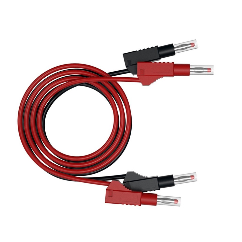 2X(2Pcs Multi-meter Test Leads Cable Wire Line Security 4mm Banana ...