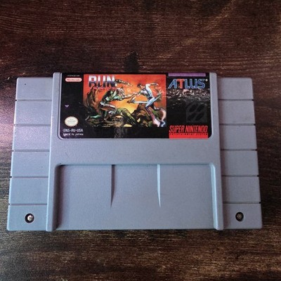 Run Saber - 1993, Super Nintendo SNES - Game Cartridge Only