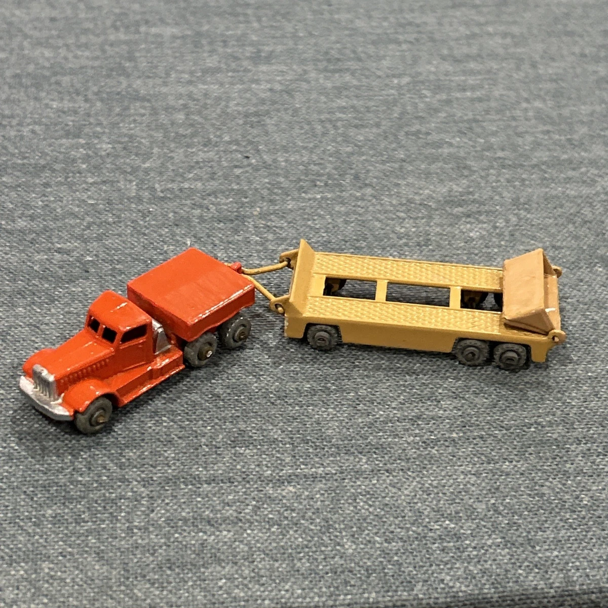 Matchbox Orange 1956 Year of Manufacture Vintage Manufacture