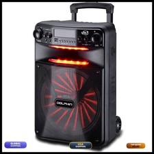 Dolphin SP-1200RBT Large Bluetooth Speaker 12" Woofer