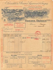 1920 SUPERIOR BUTTER D ISIGNY BRETEL FRERES A VALOGNES