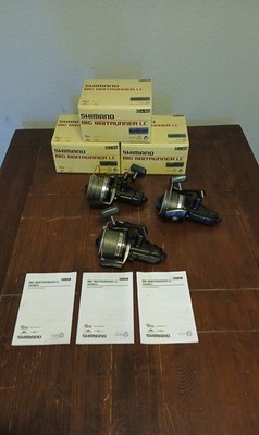 3 Shimano Big Baitrunner Long Cast mit 4 Ersatzspulen