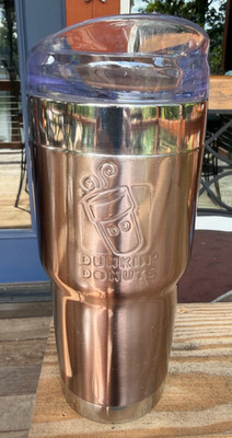 RARE Dunkin Donuts 24oz Tumbler  Travel Mug Stainless Steel Limited Edition