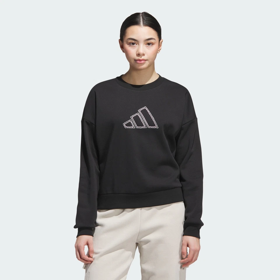 adidas women Seasonal Essentials Pearls Graphic Sweatshirt