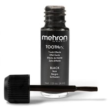 Mehron Makeup Tooth FX Black Temporary Special FX Tooth Paint Halloween Cosplay