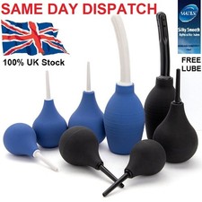 Enema Anal Butt Vagina Bulb Douche Irrigation Colonic Cleaner Rectal Syringe UK