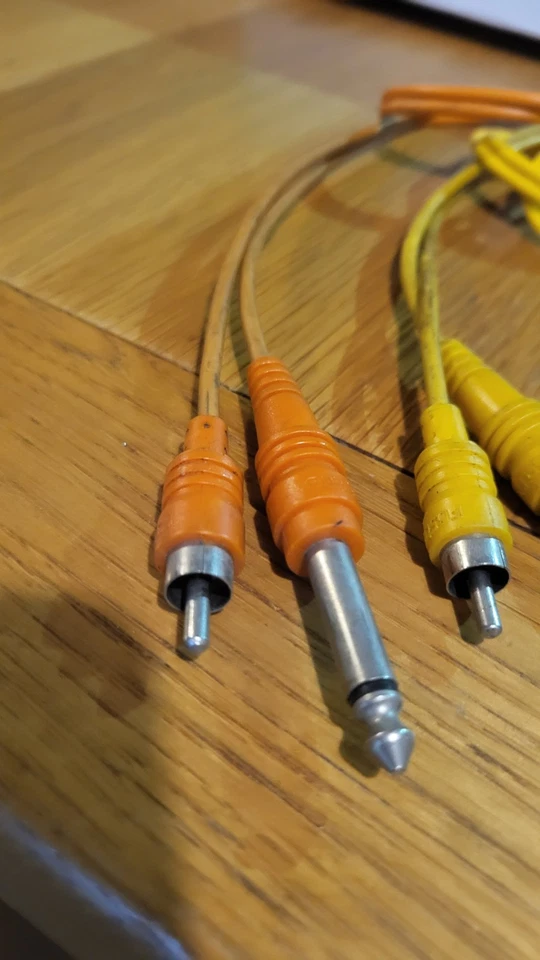 2 X Fostex 1.5m  Patch Connector audio Cable  Wires 6.25mm Jack To Phone Male.  - Image 2 of 4