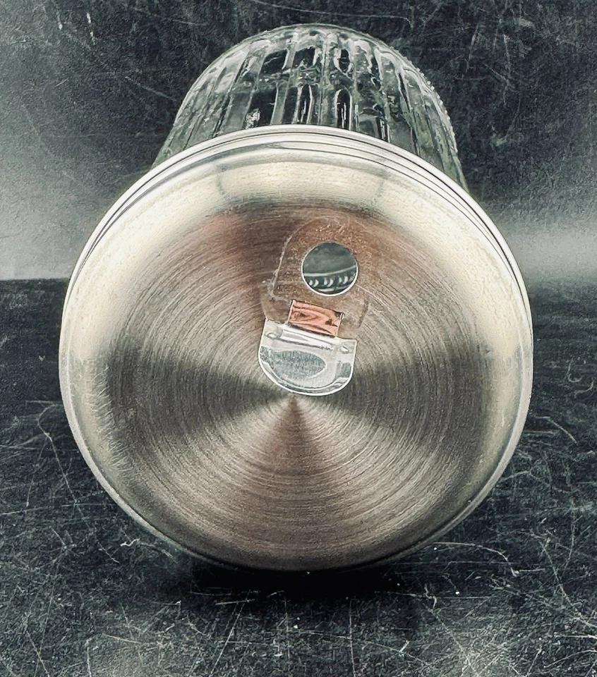 Dispensador de azúcar vintage Anchor Hocking restaurante comedor estilo vidrio acanalado Foto 2 de 4