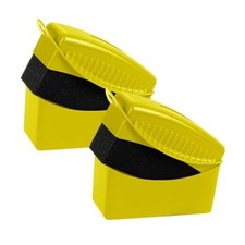 2PCS Tire Dressing Applicator, Car Tire Applicator Dressing Shine Yellow