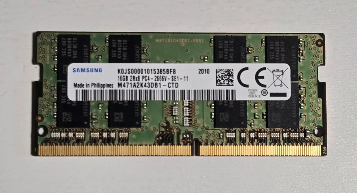 Preços baixos em Computador Samsung SO-DIMM PC4-21300 (DDR4-2666