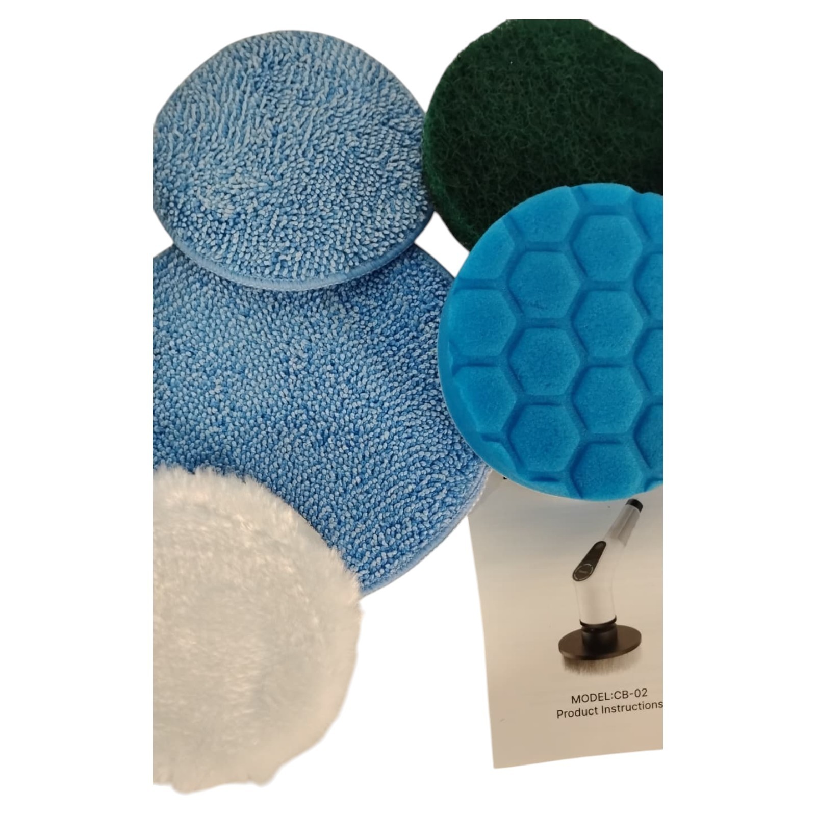 Dovety Electric Spin Scrubber - Cordless Cleaning Brush with 8 Brush Heads