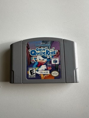 Disney Donald Duck Goin' Quackers Nintendo 64 Game, Tested Working Authentic