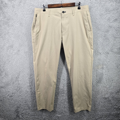 Public Rec Pants Mens 34x28 Sand VIP Chinos Workday 2.0 Fabric Stretch Golf