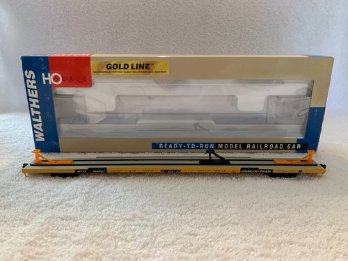 Walthers Goldline #932-40316 HO Scale RTTX 89' Flush Deck Flatcar #156237 | Zustand: Used