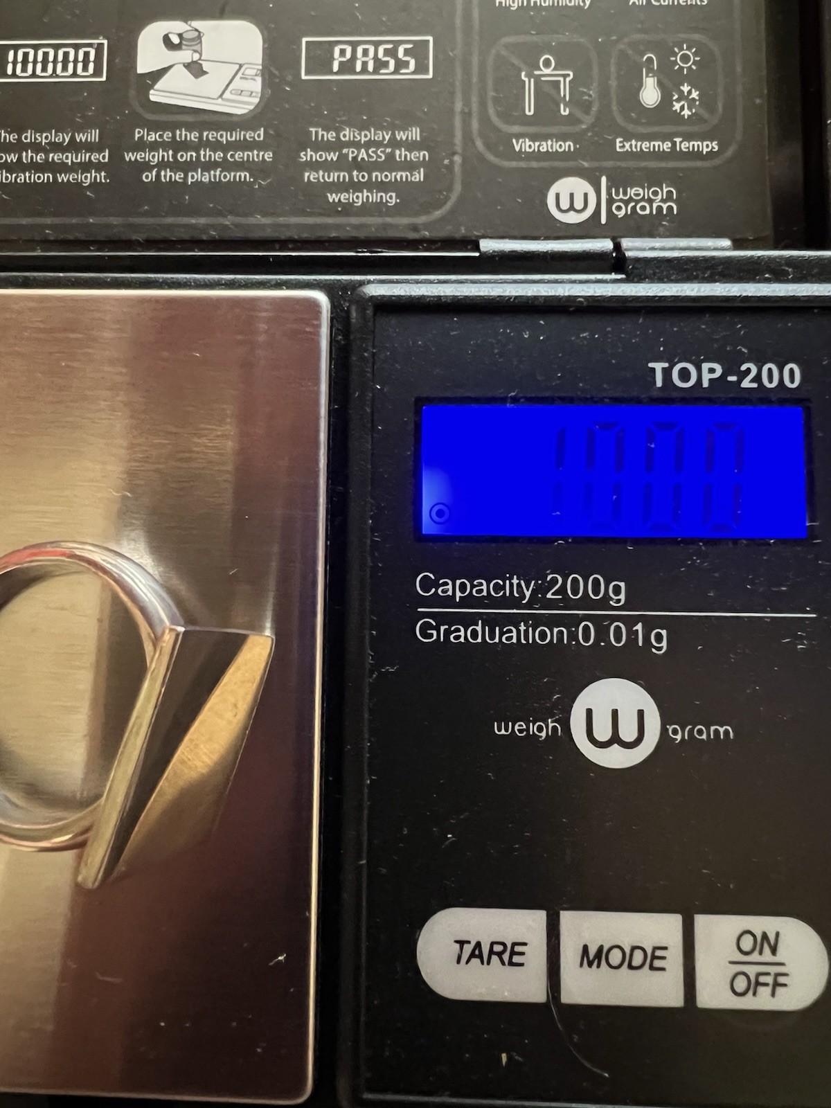 Solid Sterling Silver Engravable  Ring  Square De… - image 9