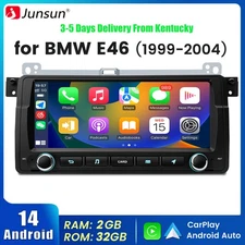 Android14 2+32G CarPlay Car Stereo Radio GPS Navi For BMW 3 Series E46 1998-2006