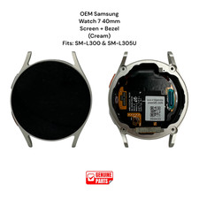 OEM Samsung Galaxy Watch 7 40mm L300 SM-L305U LCD Screen Replacement Cream  A 