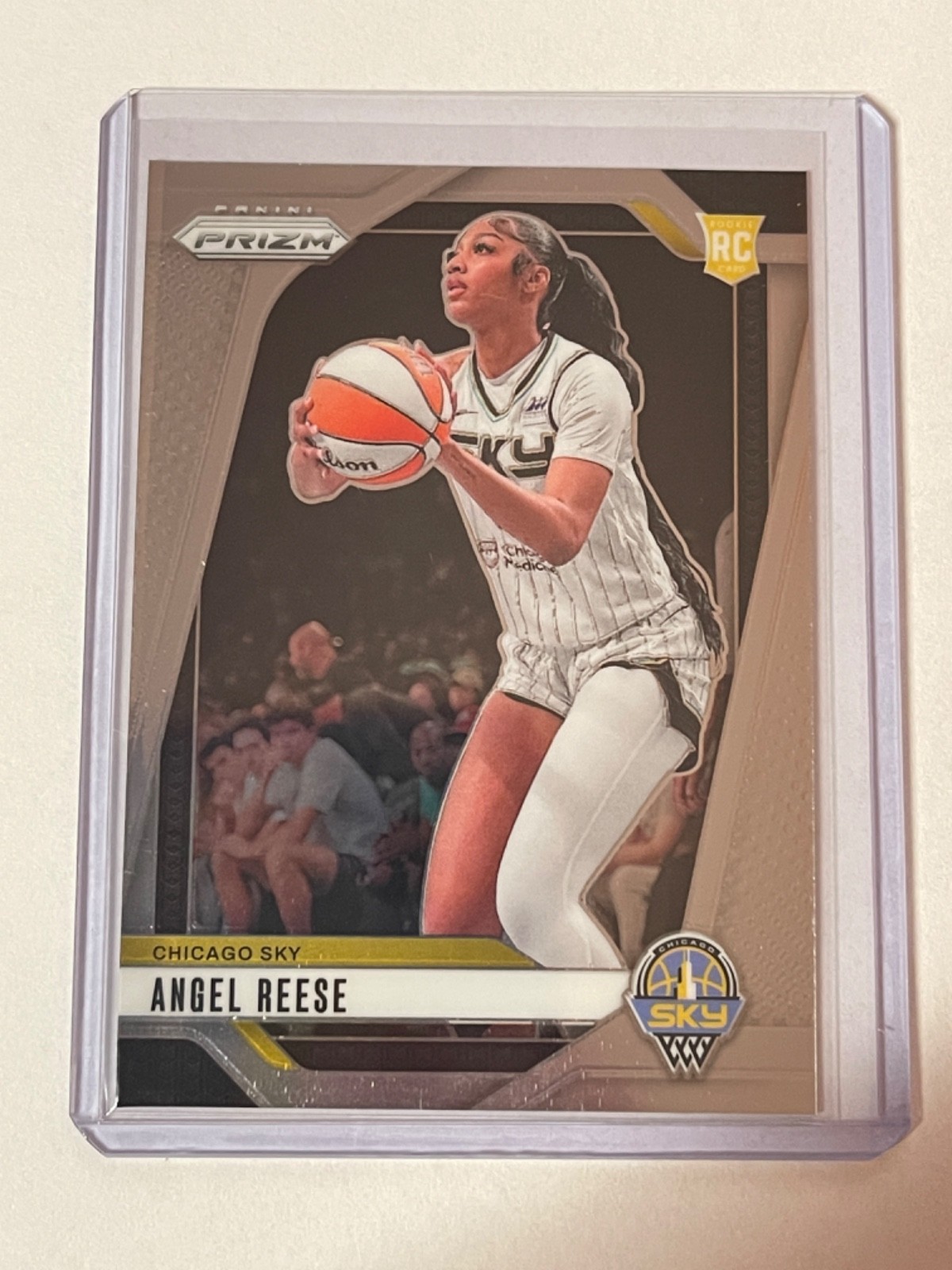 2024 Panini WNBA Prizm Basketball Angel Reese Rookie Trading Card no. 10