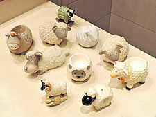 Sheep / Lamb Ceramic Ornament Collection