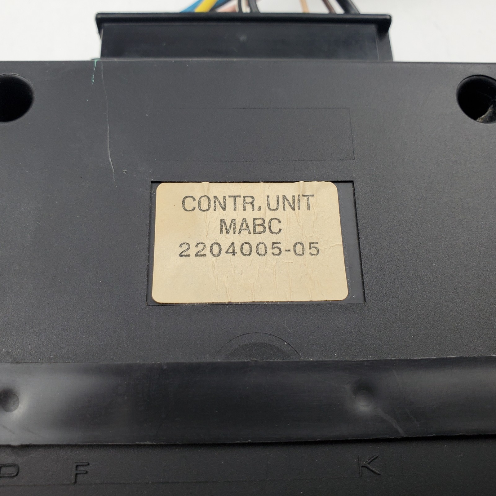 Maserati Biturbo 1984 Electronic control unit P/N 220400505