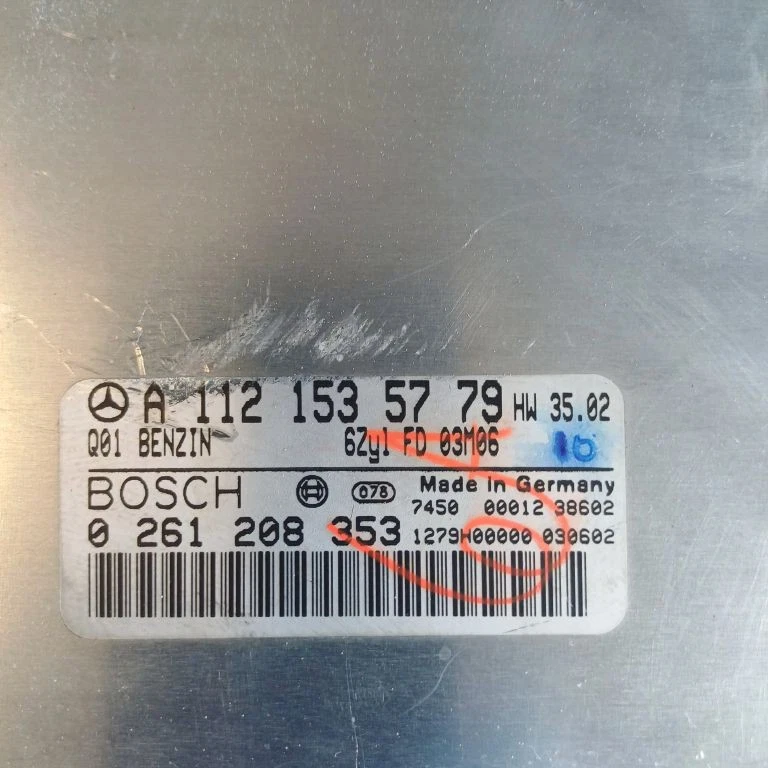 Mercedes-Benz SL R230 2004 Petrol Engine Control Unit Module A1121535779 TMD7577 - Image 4 of 4