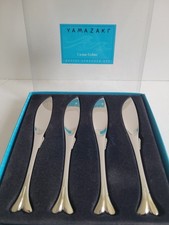 Yamazaki GONE FISHIN' Fishing Butter Spreader Set Buffet Stainless Silverware 4