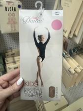 Silky Dance Tan Footed Tights Child Size 3-5 New Bundle Of 3 Pairs