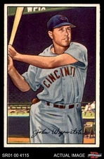 1952 Bowman #42 John Wyrostek Reds 5 - EX
