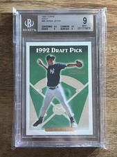1993 Topps GOLD Derek Jeter #98 RC Rookie BGS 9 (w/ 9.5 subgrades) YANKEES