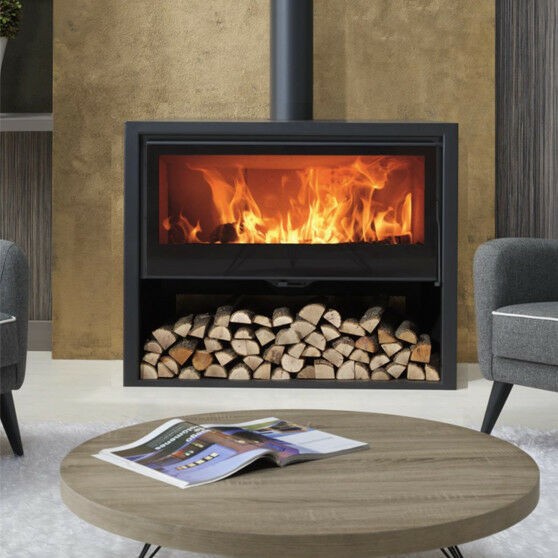 Wood Burning Multi-fuel Stove Contemporary Stove Panadero Allegro