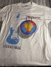 Eric Clapton Journeyman World Tour 1990 Vintage Original Concert T-Shirt Large