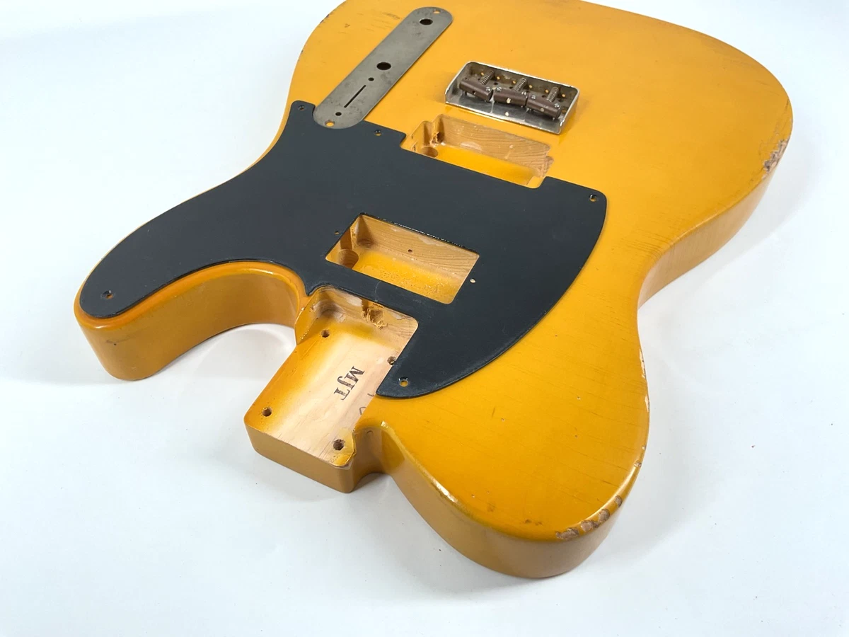 MJT Official Custom Vintage Aged Nitro Guitar Body Mark Jenny VTT Butterscotch