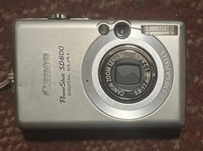 Canon Powershot SD600 Digital Compact Camera 3x Optical Zoom Case Charger Works