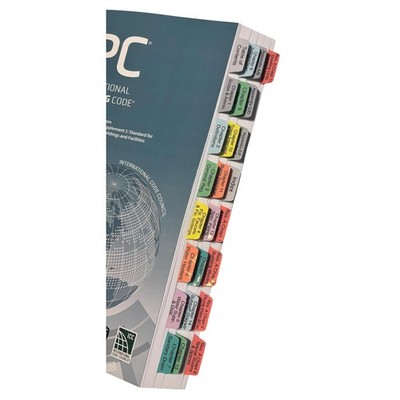 International Plumbing Code 2024 Laminated Book Tabs IPC 2024 Plumbing Code