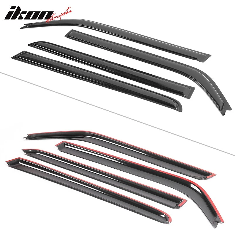 Fits 08-15 Scion xB Acrylic Window Visors Side Vent Sun Rain Guard Deflector - Image 4 of 4