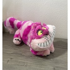 Disney Store Cheshire Cat Plush 18" Alice Wonderland Disney Authentic