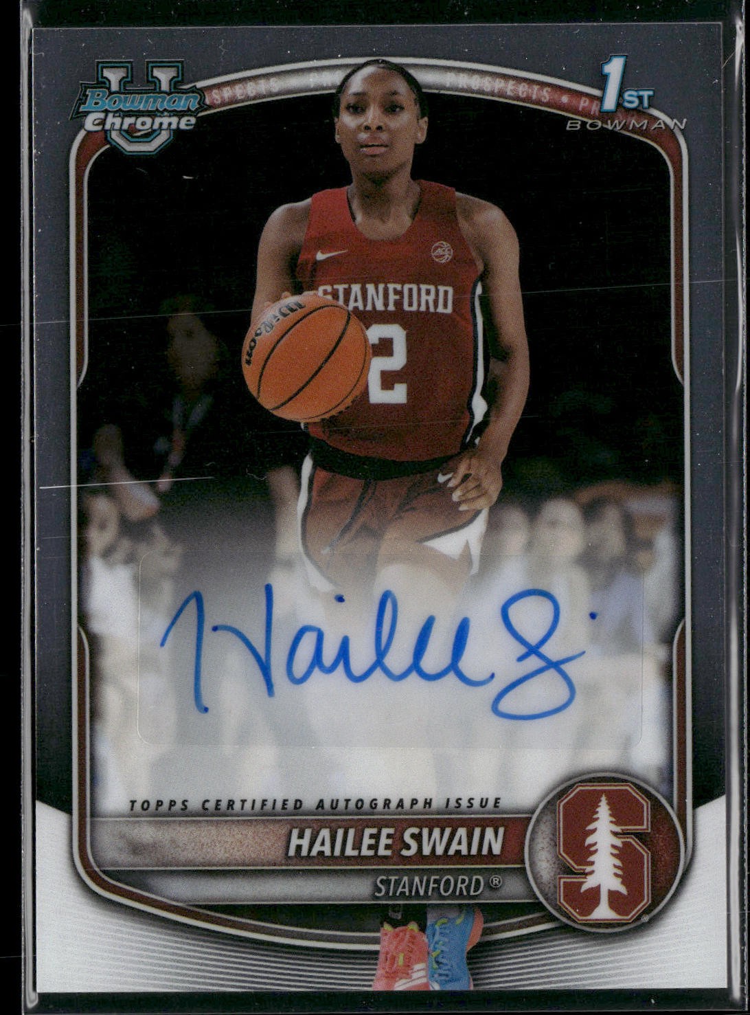2025-26 Bowman #CPA-HS Hailee Swain Chrome Prospect Autographs