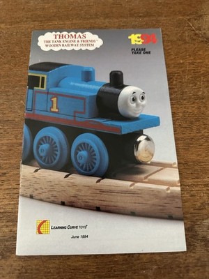 1994 Learning Curve Wooden Thomas Train Yearbook Catalog! VHTF!