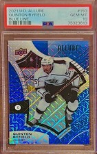 /35 PSA 10 RC Quinton Byfield 2021 Upper Deck Blue Line Rookie Mojo Holo POP 1