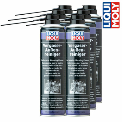 6x LIQUI MOLY 3325 Vergaser-Außenreiniger 400 ml 