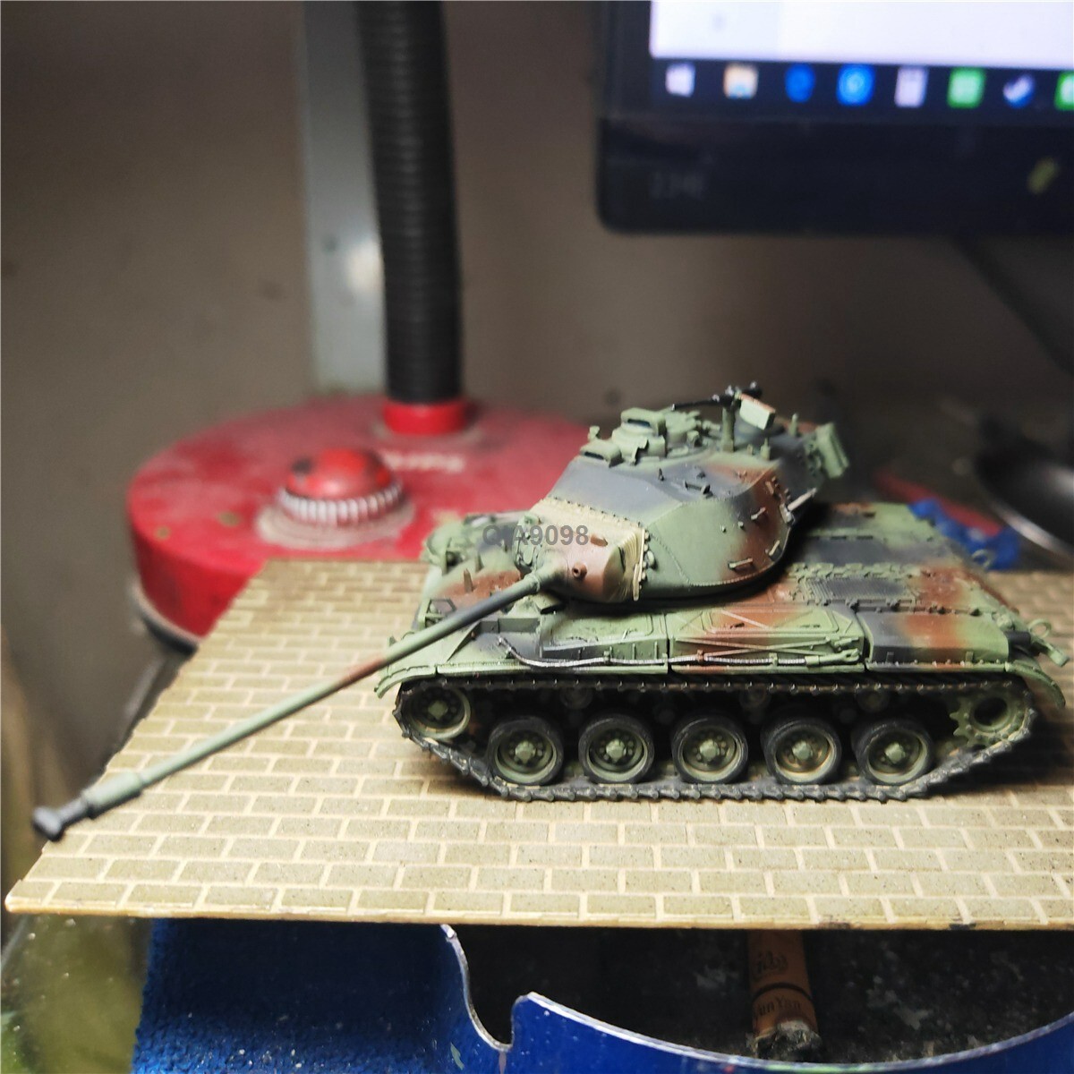 New 1/72 Scale US M41A3 Tank NATO Tri Color Camo 3D Resin Printing