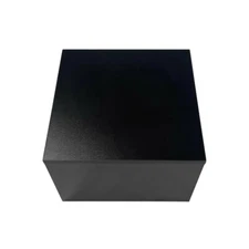 18x18x12 Black Pedestal Cube Gallery Display Sculpture Stand Collectibles Cube
