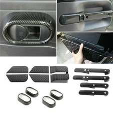 Carbon Fiber Door Interior Trim Kit Cover For Jeep Wrangler Jk Accessories Carbon Fiber Door Interior Trim Kit Cover For Jeep Wrangler Jk Accessories
